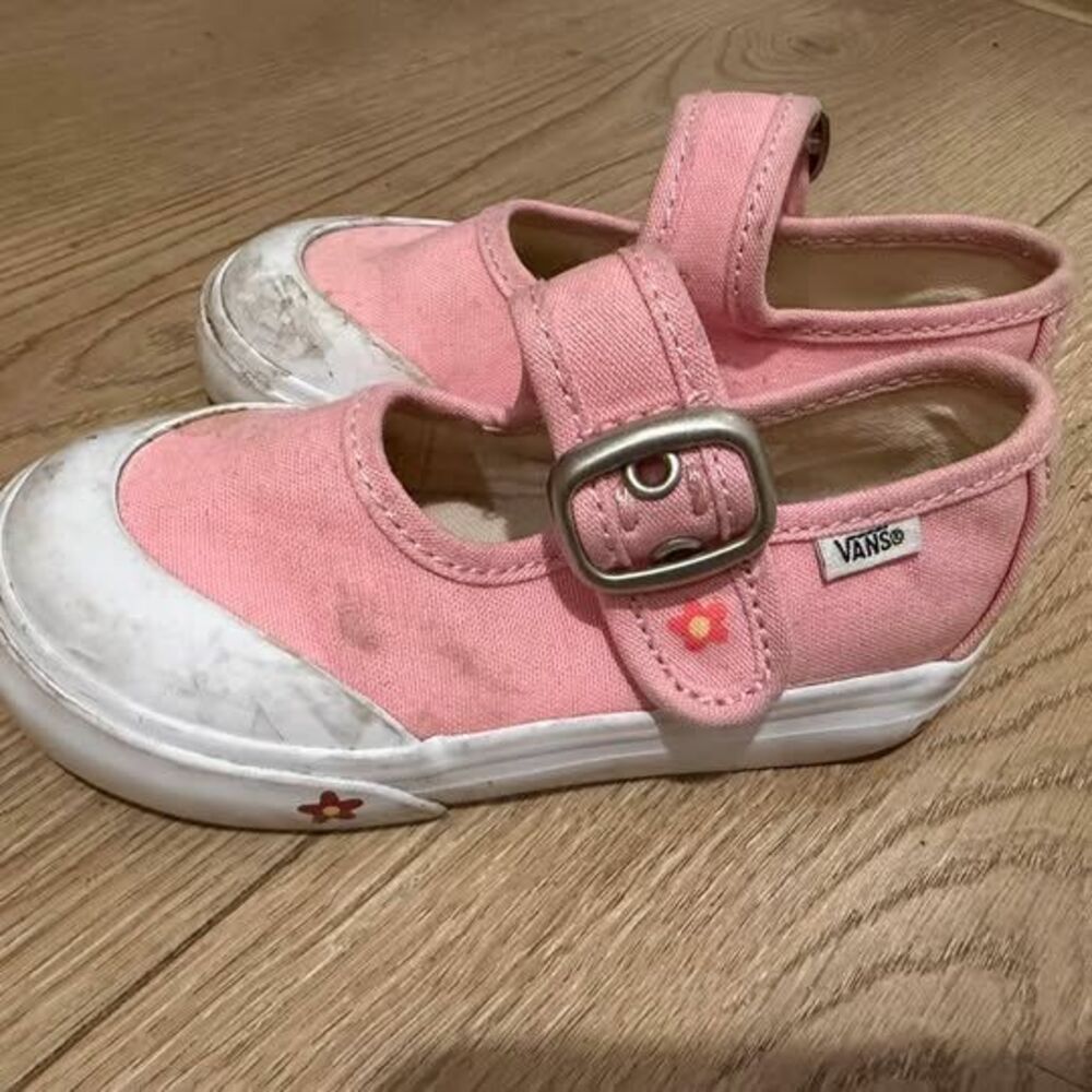 Vans Toddler Mary Jane Shoes Size 7.5